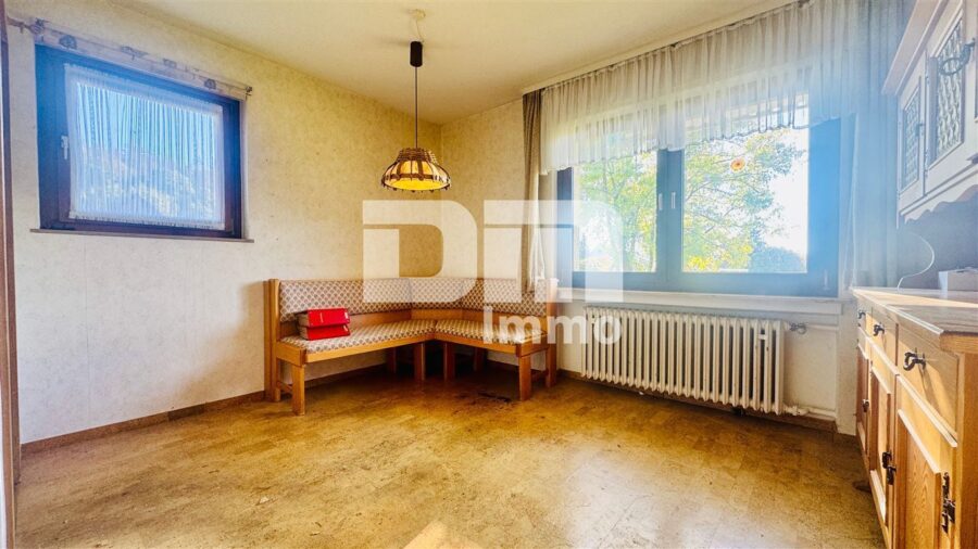 1-2 Familienhaus mit Nebengebäude (Ferienwohnung) + Halle / Garagen im Ensemble - EG Bestand Wohnküche